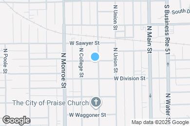 Map image of the property - 1691 N Edward St
