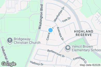 Map image of the property - 549 Cascade Dr