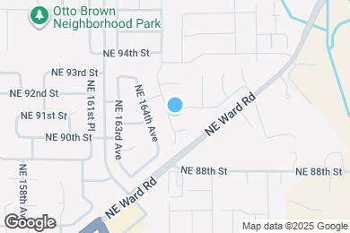 Map image of the property - 9011 NE 165th Ave