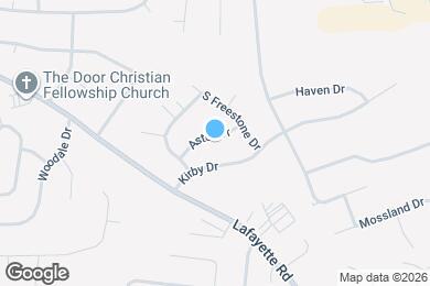 Map image of the property - 208 Aster Dr