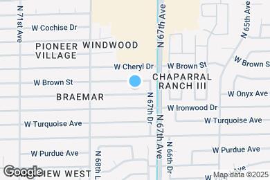 Map image of the property - 6748 W Cinnabar Ave
