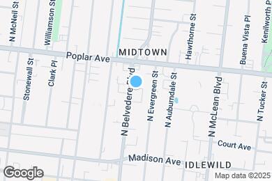 Map image of the property - 108 N Belvedere Blvd