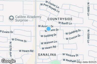 Map image of the property - 15369 W Evans Dr