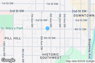 Map image of the property - Furlow Apartments