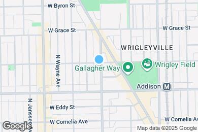 Map image of the property - 1201 W Waveland Ave