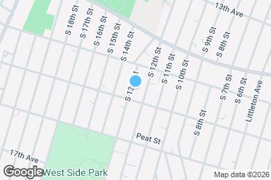 Map image of the property - 452 S 13th St