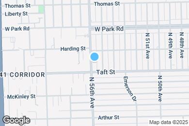 Map image of the property - 1731 N 56th Ave