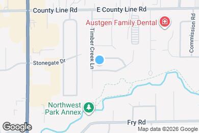 Map image of the property - 1542 Creekside Ln