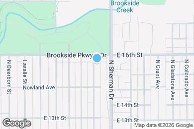 Map image of the property - 1531 N Kealing Ave