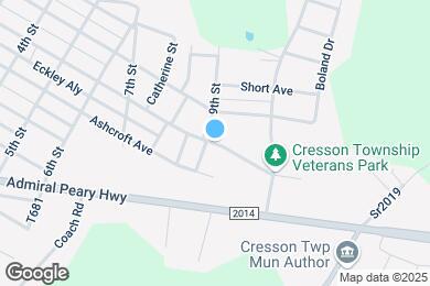 Map image of the property - 821 Keystone Ave