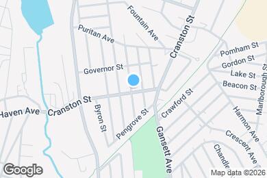Map image of the property - 1303 Cranston St
