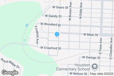 Map image of the property - 1501 W Chestnut St