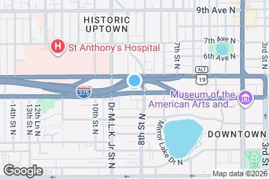 Map image of the property - 809 4th Ave N