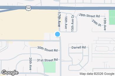 Map image of the property - 1705 30th St