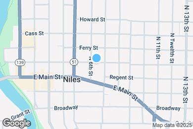Map image of the property - 610 Sycamore St