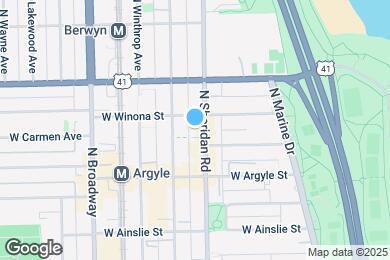 Map image of the property - Uptown Regency - 5050 N Sheridan Rd