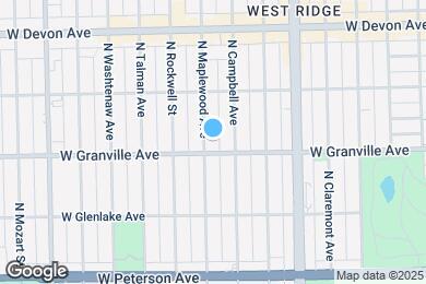 Map image of the property - 6209 N Maplewood Ave