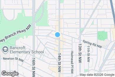 Map image of the property - 3600 14th St NW