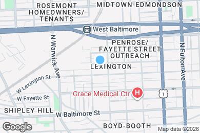 Map image of the property - 2227 Penrose Ave
