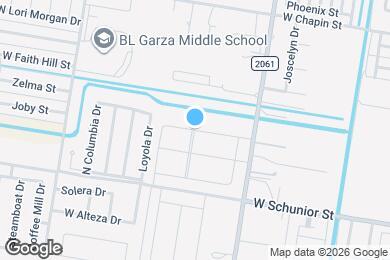 Map image of the property - 2910 W Driftwood St