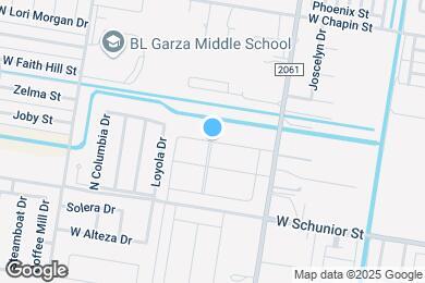 Map image of the property - 3104 W Driftwood St