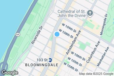 Map image of the property - 272 W 107th St