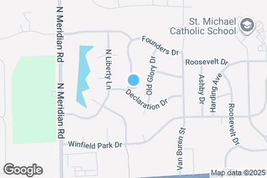 Map image of the property - 413 Founders Dr