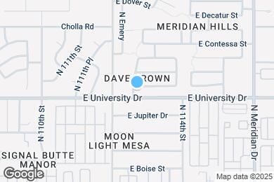 Map image of the property - 11235 E Cicero St