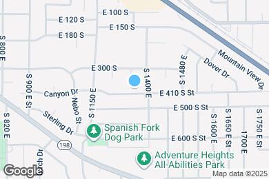Map image of the property - 1329 E 410 S St