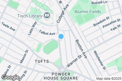 Map image of the property - 197 College Ave