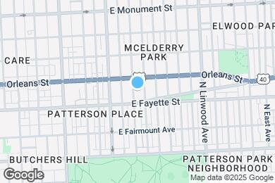 Map image of the property - 223 N Luzerne Ave