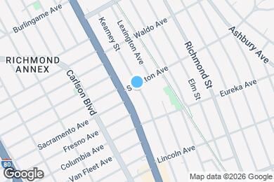 Map image of the property - 743 Kearney St