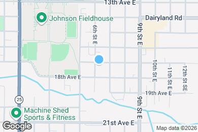 Map image of the property - 1708 6th St E
