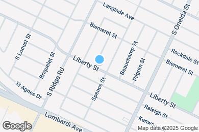 Map image of the property - 1244 Liberty St