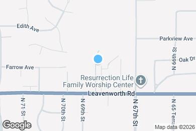 Map image of the property - 3212 N 68th St