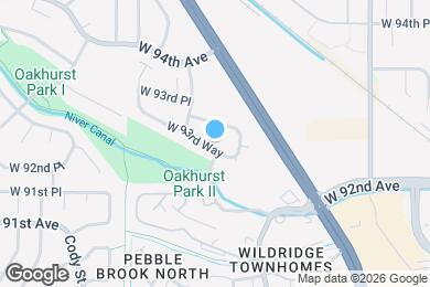 Map image of the property - 8157 W 93rd Way