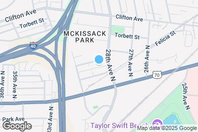 Map image of the property - 2807 Delaware Ave