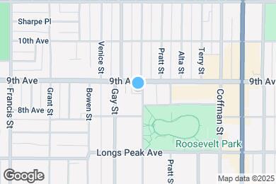 Map image of the property - 833 1/2 Bross Street