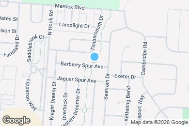 Map image of the property - 724 Barberry Spur Ave