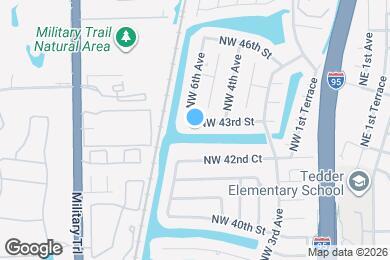 Map image of the property - 540 NW 43rd St