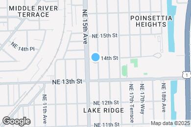 Map image of the property - 1337 NE 16th Ave