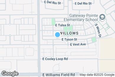 Map image of the property - 4122 E Tyson St
