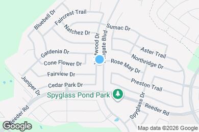 Map image of the property - 2021 Wildwood Dr