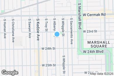 Map image of the property - 2321 S Albany Ave