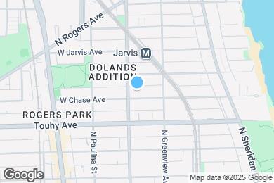 Map image of the property - 1538 W Chase Ave