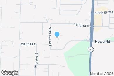 Map image of the property - 19922 98th Ave E