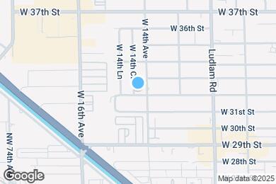 Map image of the property - 3201 W 14th Ct