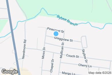 Map image of the property - 412 Greggview St