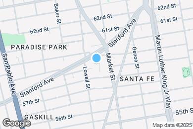 Map image of the property - 5835 Occidental St