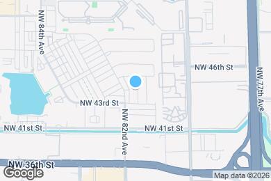Map image of the property - 4388 NW 81st Ave